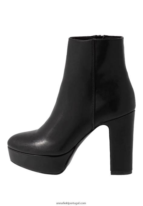 mulheres botins de salto alto preto F4BZ0D2059 Anna Field