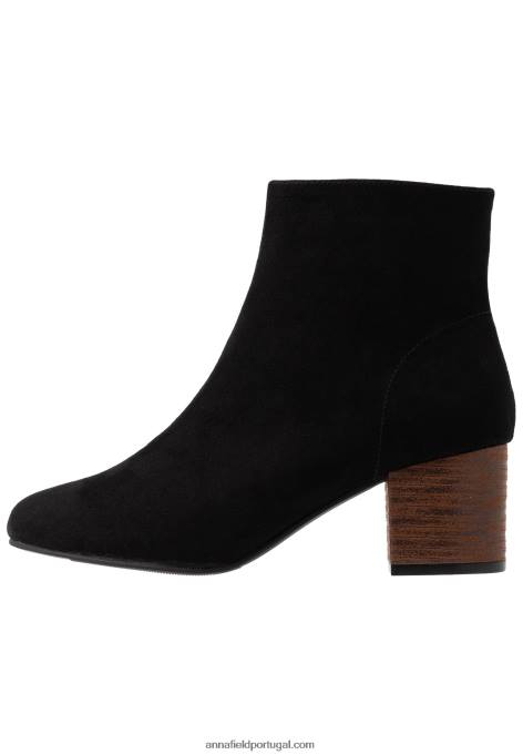 mulheres botins pretos F4BZ0D1904 Anna Field