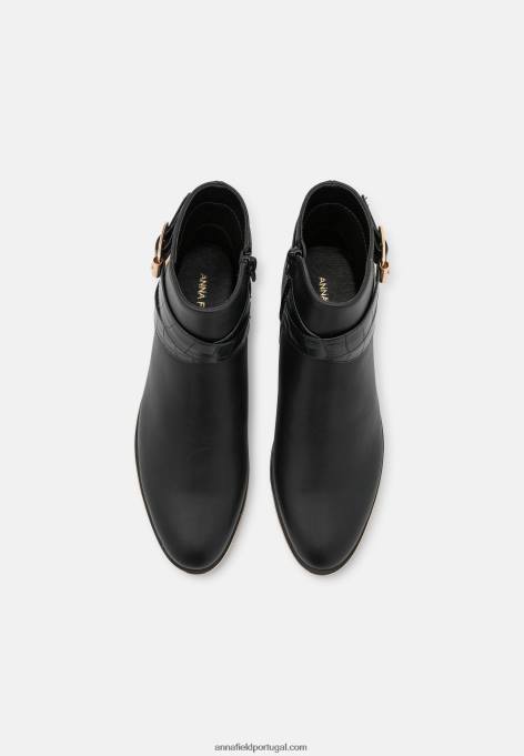 mulheres botins pretos F4BZ0D1924 Anna Field