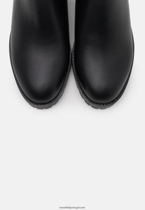 mulheres botins pretos F4BZ0D1926 Anna Field
