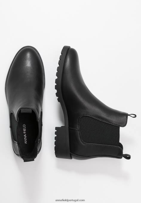 mulheres botins pretos F4BZ0D1936 Anna Field