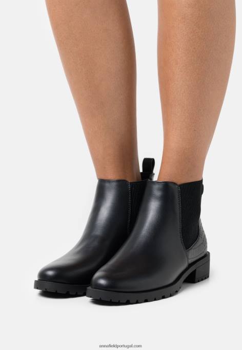 mulheres botins pretos F4BZ0D1976 Anna Field