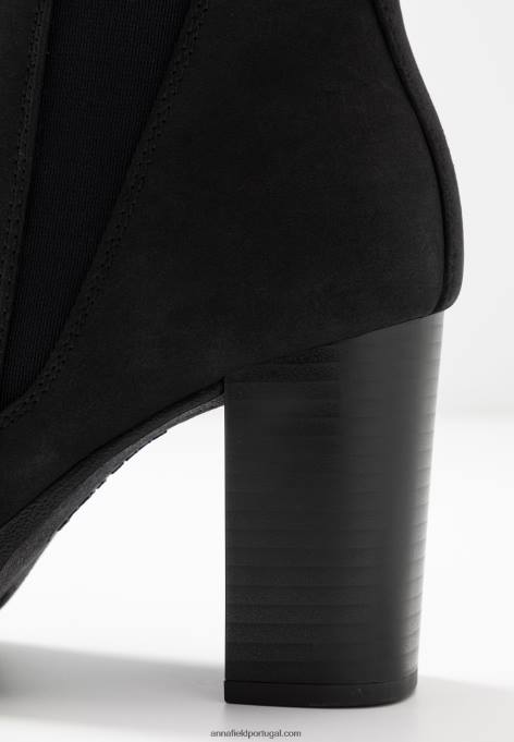 mulheres botins pretos F4BZ0D1981 Anna Field
