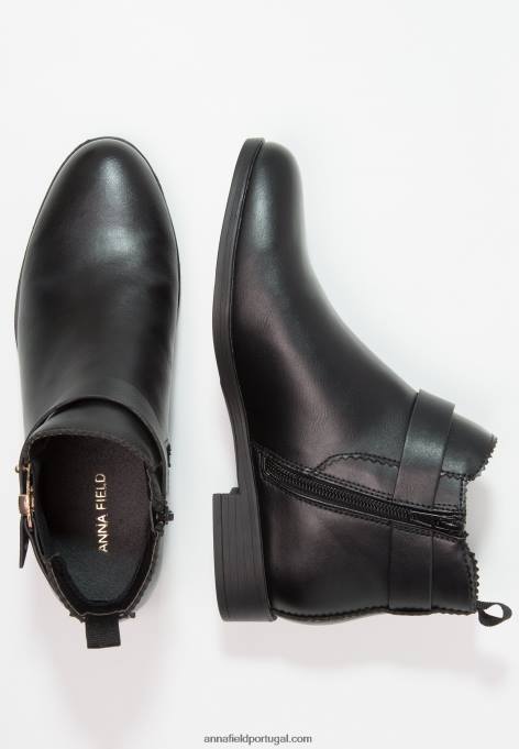 mulheres botins pretos F4BZ0D2000 Anna Field