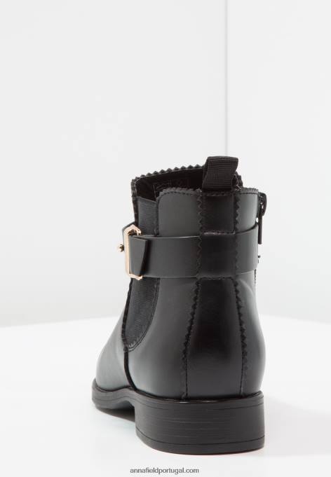 mulheres botins pretos F4BZ0D2000 Anna Field