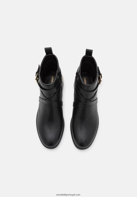 mulheres botins pretos F4BZ0D2011 Anna Field