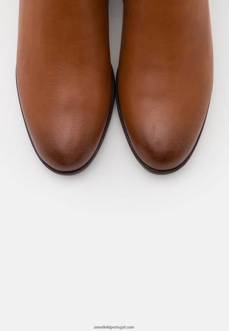 mulheres bota conhaque F4BZ0D2190 Anna Field