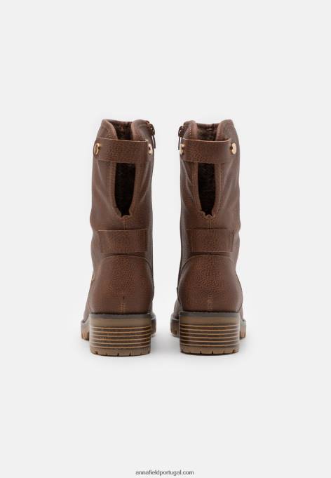 mulheres bota de inverno botas conhaque F4BZ0D2195 Anna Field