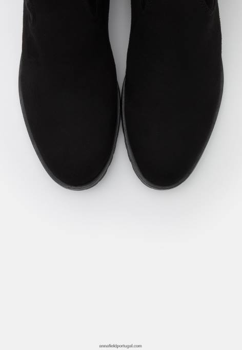 mulheres bota over the knee preta F4BZ0D2228 Anna Field