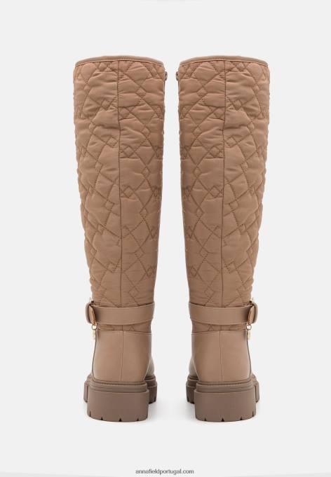 mulheres bota plataforma bege F4BZ0D2248 Anna Field