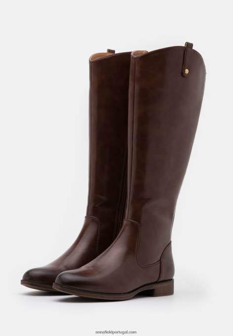 mulheres botas de conforto marrons F4BZ0D2187 Anna Field