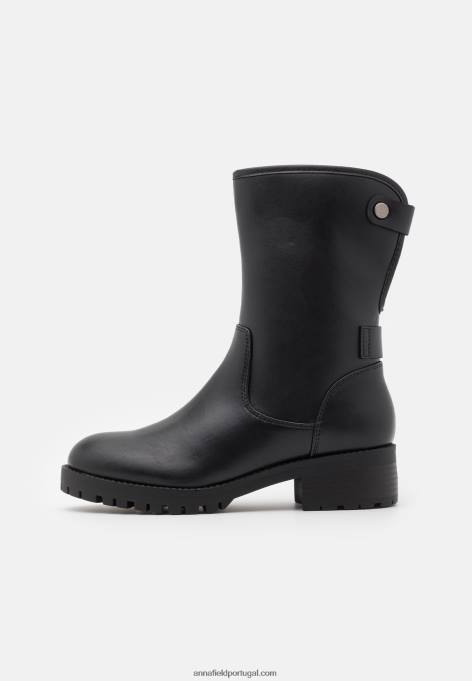 mulheres botas de inverno botas pretas F4BZ0D2206 Anna Field