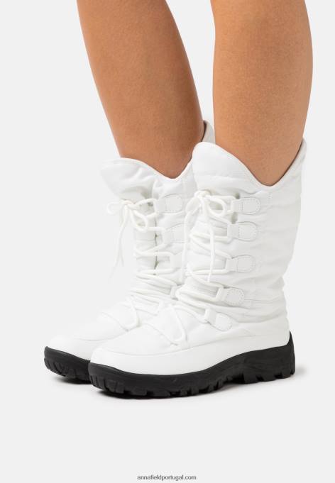 mulheres botas de inverno brancas F4BZ0D2212 Anna Field