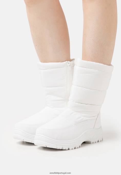 mulheres botas de inverno brancas F4BZ0D2217 Anna Field