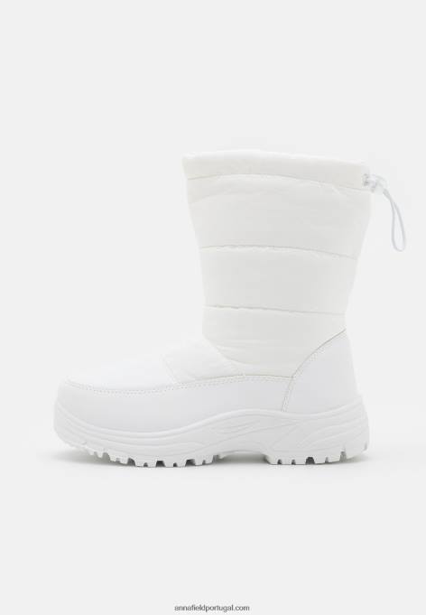 mulheres botas de inverno brancas F4BZ0D2217 Anna Field