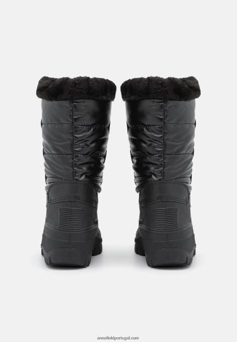 mulheres botas de inverno pretas F4BZ0D2209 Anna Field