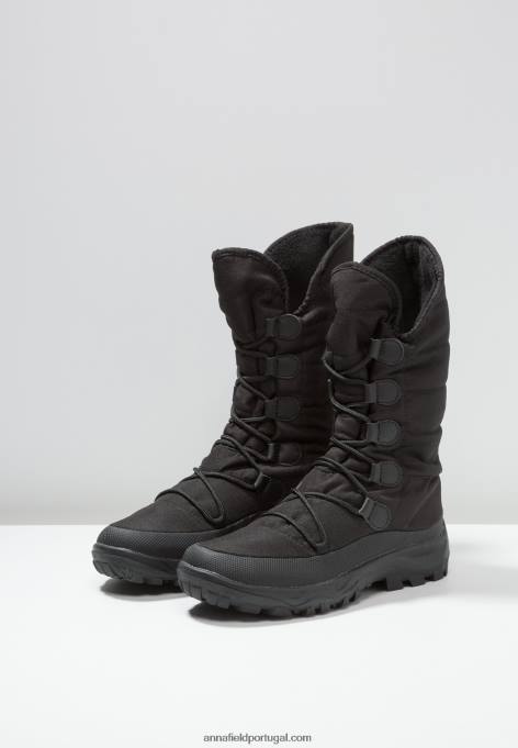 mulheres botas de inverno pretas F4BZ0D2210 Anna Field