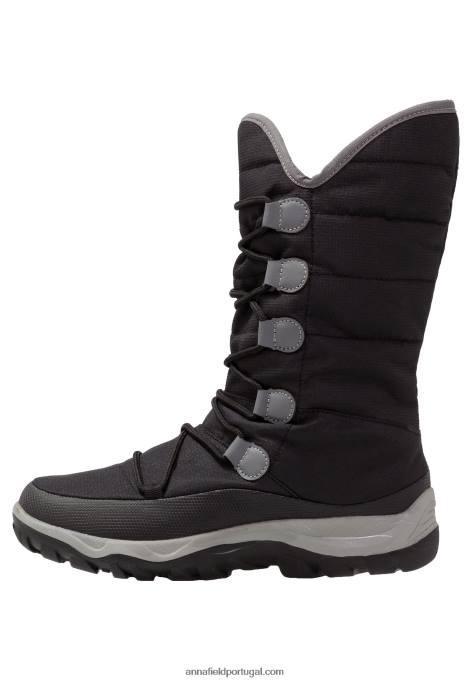mulheres botas de inverno pretas F4BZ0D2213 Anna Field