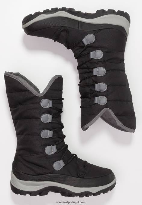 mulheres botas de inverno pretas F4BZ0D2213 Anna Field