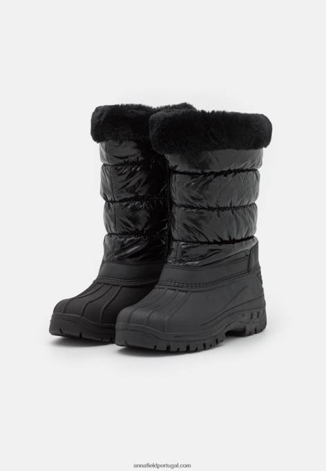 mulheres botas de inverno pretas F4BZ0D2214 Anna Field