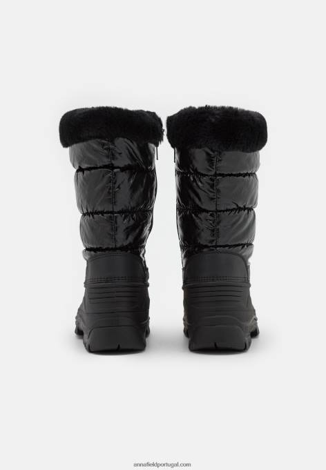 mulheres botas de inverno pretas F4BZ0D2214 Anna Field