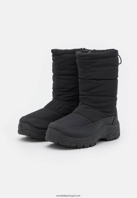 mulheres botas de inverno pretas F4BZ0D2216 Anna Field