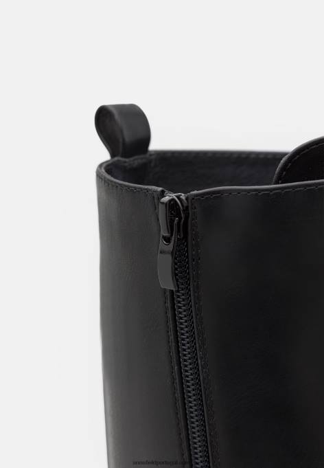 mulheres botas de renda preta F4BZ0D2223 Anna Field