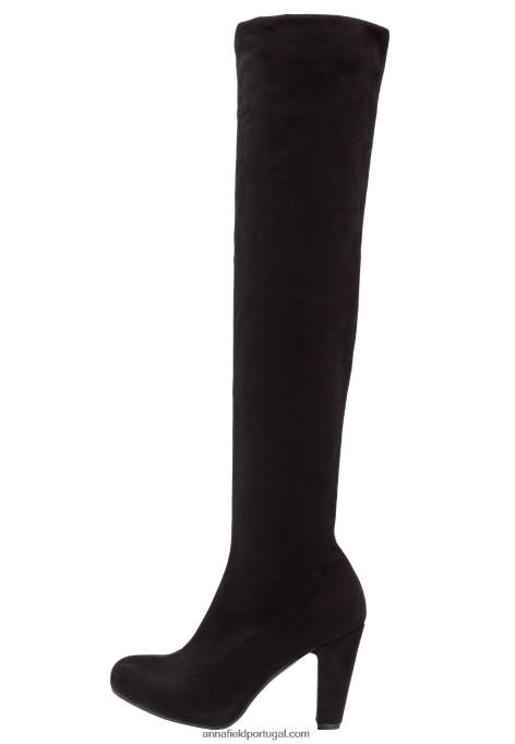 mulheres botas de salto alto preto F4BZ0D2238 Anna Field