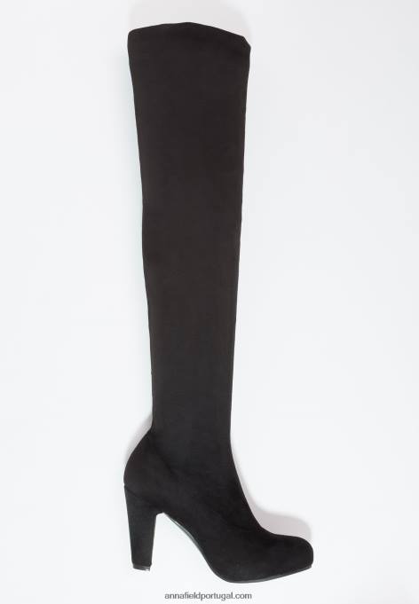 mulheres botas de salto alto preto F4BZ0D2238 Anna Field