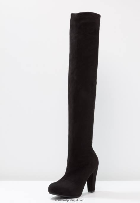 mulheres botas de salto alto preto F4BZ0D2238 Anna Field
