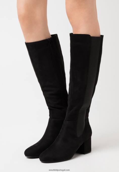 mulheres botas pretas F4BZ0D2204 Anna Field