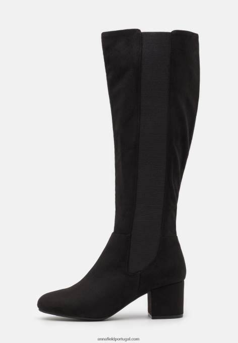 mulheres botas pretas F4BZ0D2204 Anna Field