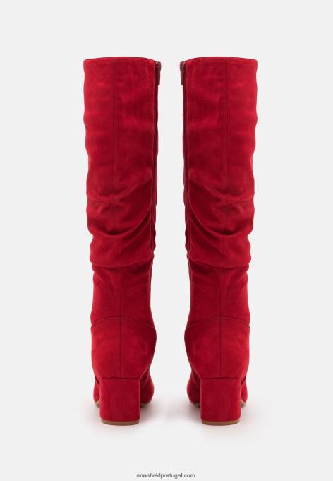 mulheres botas vermelhas F4BZ0D2208 Anna Field