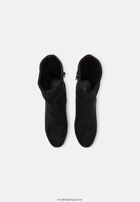 mulheres botins de salto alto preto F4BZ0D2259 Anna Field