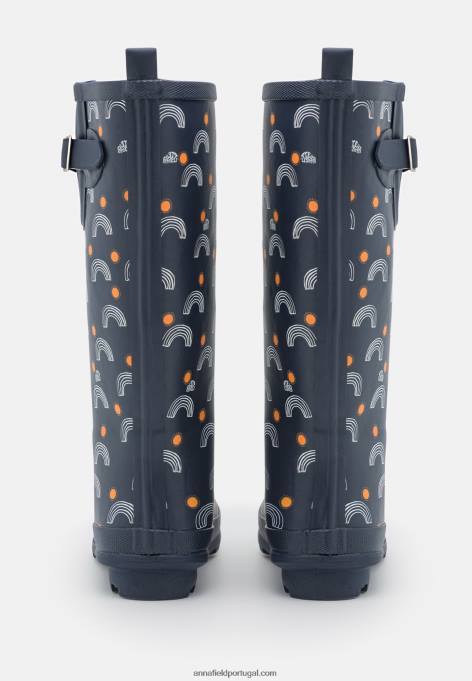 mulheres galochas azul escuro F4BZ0D2268 Anna Field