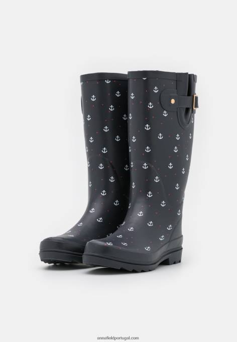 mulheres galochas azul escuro F4BZ0D2270 Anna Field