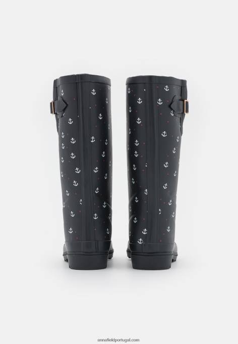 mulheres galochas azul escuro F4BZ0D2270 Anna Field
