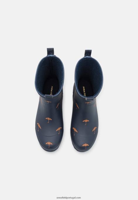mulheres galochas azul escuro F4BZ0D2273 Anna Field