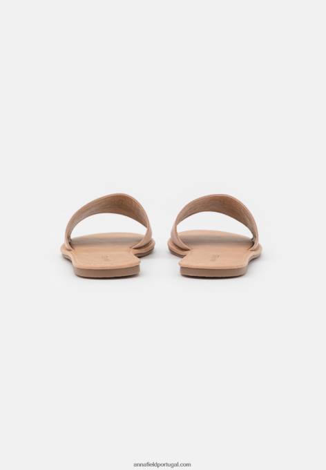 mulheres 2 pack mules preto/rosa claro F4BZ0D1862 Anna Field