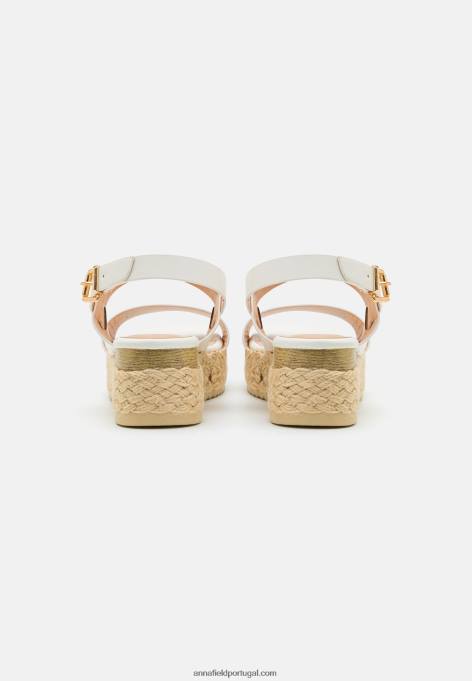 mulheres alpargatas brancas F4BZ0D1459 Anna Field