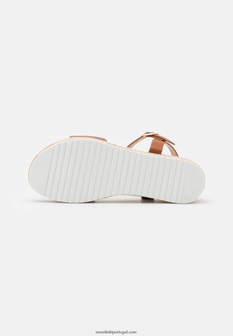 mulheres alpargatas conforto bronze F4BZ0D1483 Anna Field