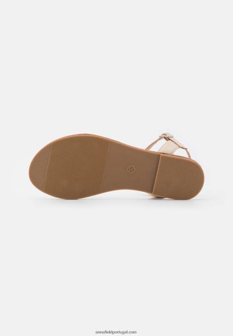 mulheres sandália bege F4BZ0D1282 Anna Field