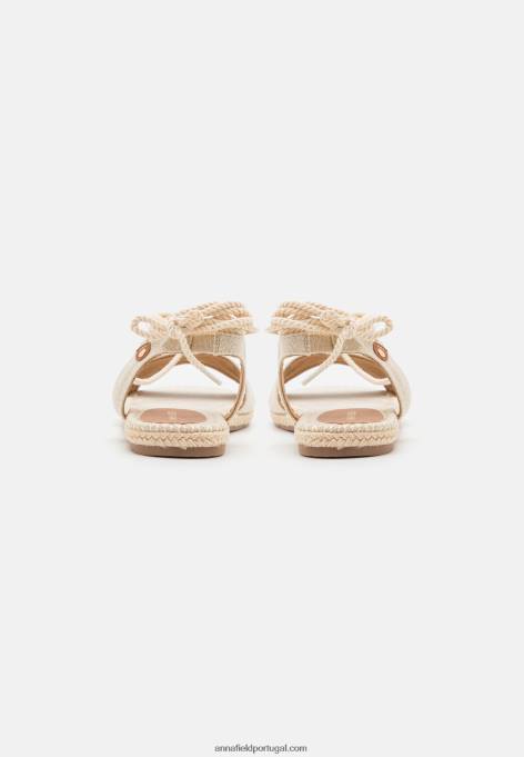 mulheres sandália bege F4BZ0D1322 Anna Field