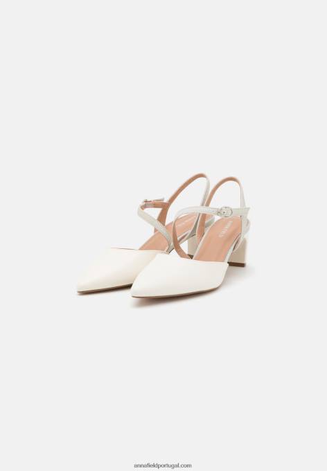 mulheres sandália branca F4BZ0D1325 Anna Field