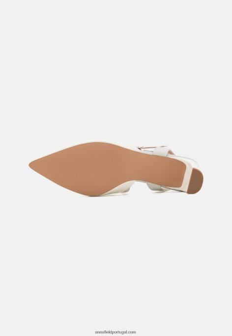 mulheres sandália branca F4BZ0D1325 Anna Field