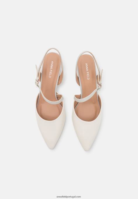 mulheres sandália branca F4BZ0D1325 Anna Field