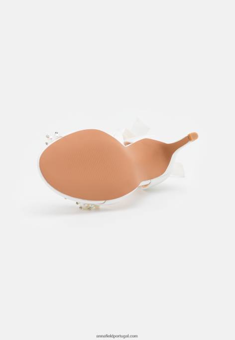 mulheres sandália branca F4BZ0D1398 Anna Field