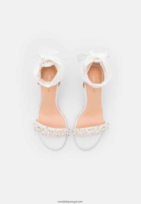 mulheres sandália branca F4BZ0D1398 Anna Field