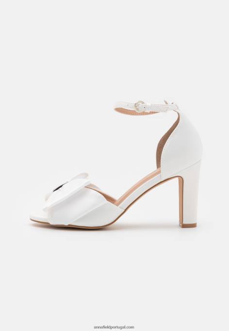 mulheres sandália branca F4BZ0D1426 Anna Field