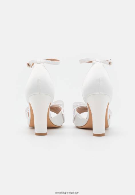 mulheres sandália branca F4BZ0D1426 Anna Field